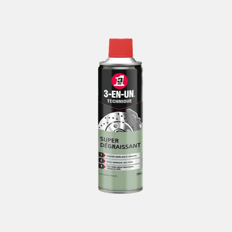 Super dégraissant de la marque 3 en 1, de 500 ml.