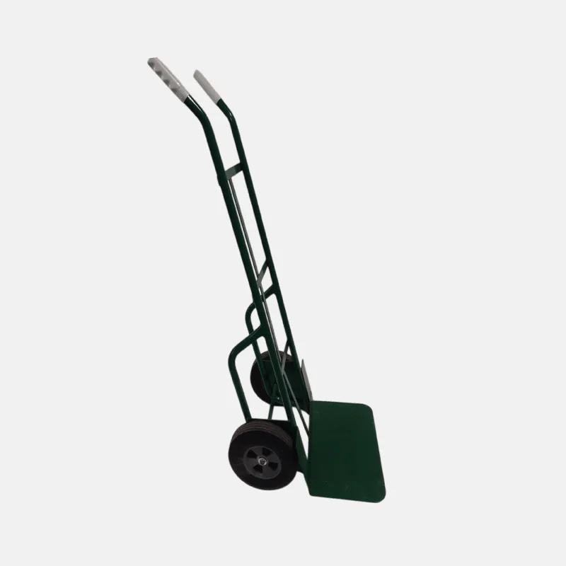 Diable en acier de couleur verte de charge max 220 kg.