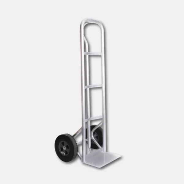 Diable en aluminium pour transporter des charges.