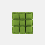 planteur-mural-vert-9poches-extérieur-50x50cm