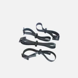 Attache pour plante de couleur noire et de taille 38 cm.
