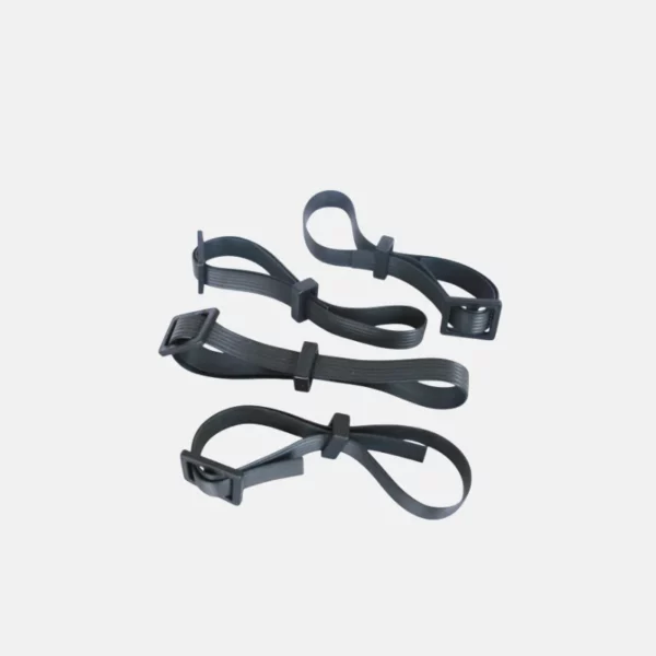 Attache pour plante de couleur noire et de taille 38 cm.