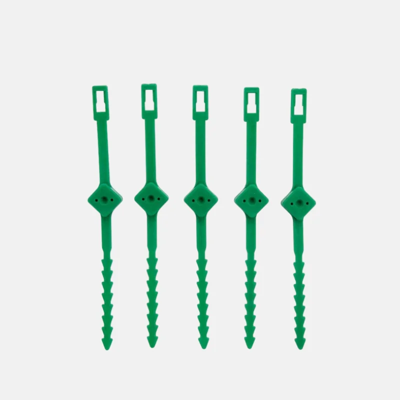 JA01796-atatche-plante-vert-14cm-01 Attache pour plante de couleur vert et de talle 14 cm.