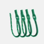 Attache pour plante de couleur verte et de taille 25cm.