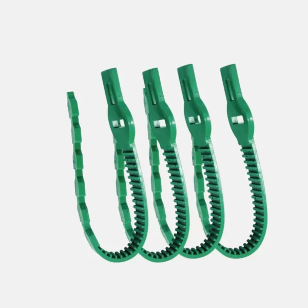 Attache pour plante de couleur verte et de taille 25cm.