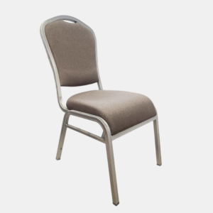 chaise-alu-tissu-marron-45x52x46