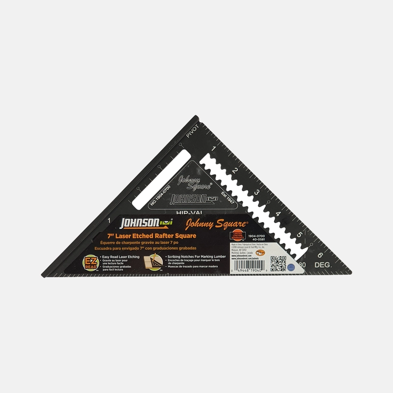 QU01766-equerre-de-menuisier-johnson-7inch Equerre de menuisier de la marque JOHSON de 18 cm.