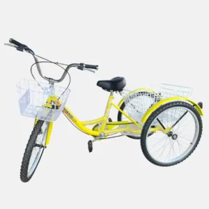 Vélo 3 roues , cadre en acier, taille 24 pouces.
