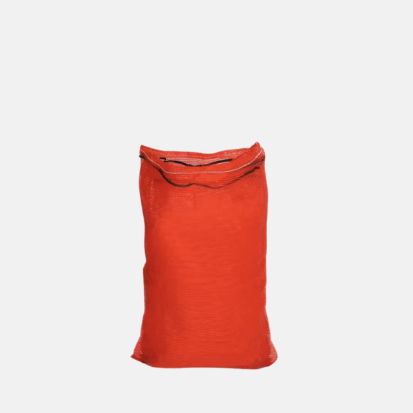 sac en nylon pour fruits et légumes, taille 4x70 cm et de couleur rouge.