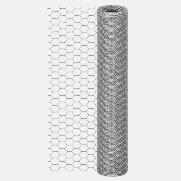 Grillage GALVA avec mailles hexagonales de 2m de hauteur pour 50m de long.