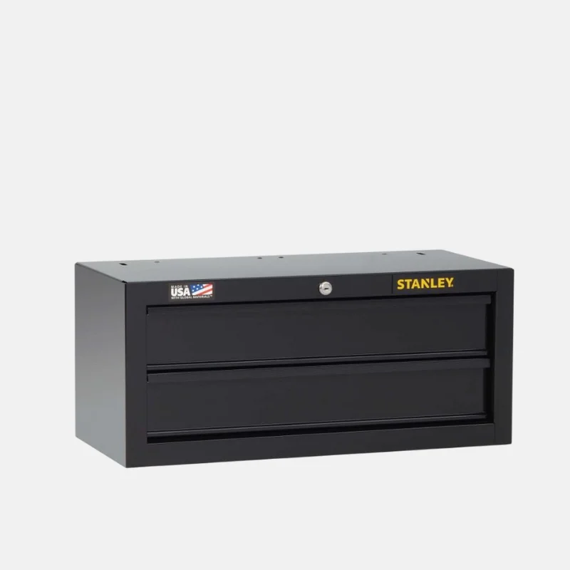 QU02084-boite-a-outils-stanley-2-tiroirs-01 Boite à outils de la marque STANLEY, modèle 2 tiroirs.