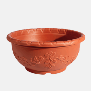 Coupe rouge pour jardin de 22 L.