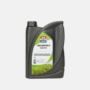 Huile moteur 2T pour machine de jardin 2 litres.