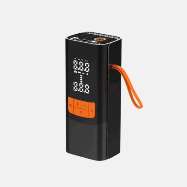 Compresseur d'air intelligent et portable, puissance de 6000 mAh.