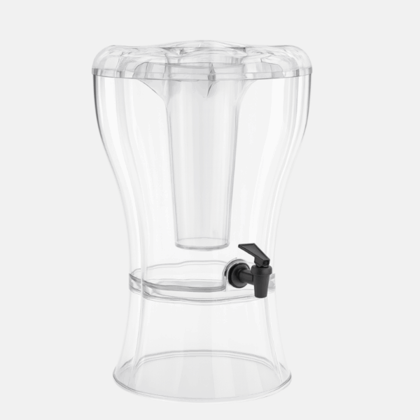 Jar en plastique de 13 litres avec un robinet.
