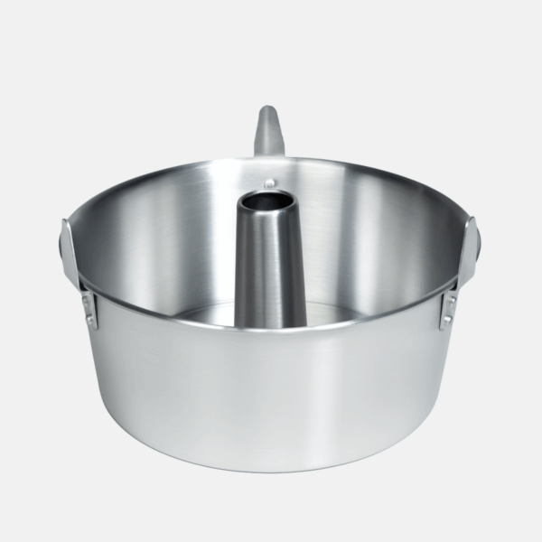 Plat pour gâteau à éponge en alu de 25 cm de diamètre.