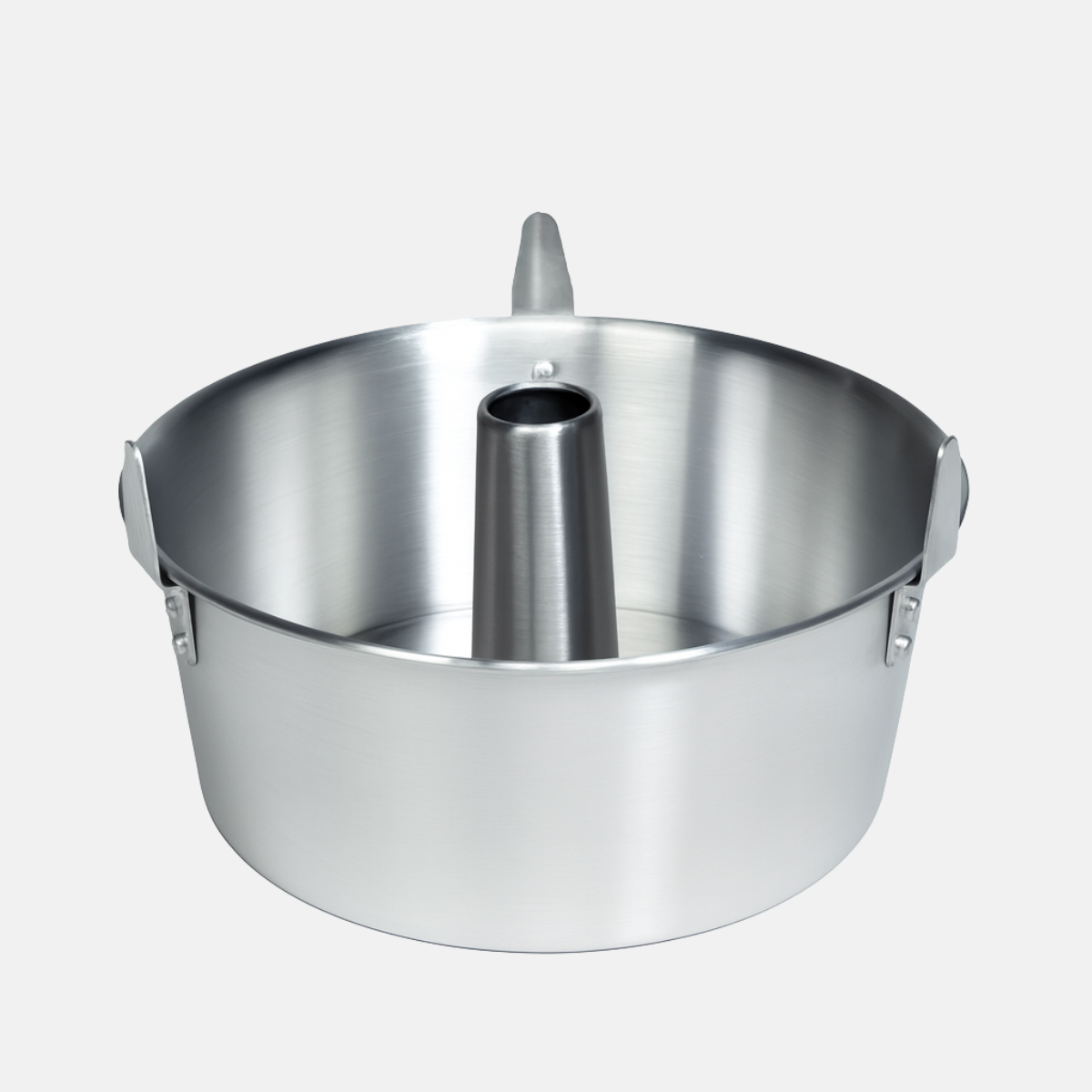 Plat pour gâteau à éponge en alu de 25 cm de diamètre.
