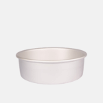 Plat gâteau rond en alu de 25 cm de diamètre.