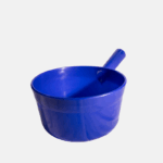Ecope bleue en plastique de 2.5 L.