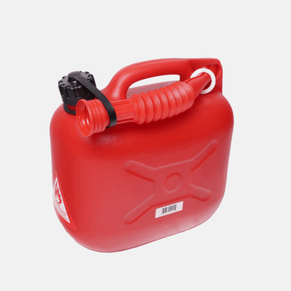 Jerrican rouge de 5L.