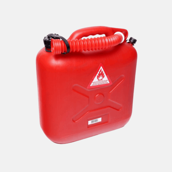 Jerrican rouge de 10 L.