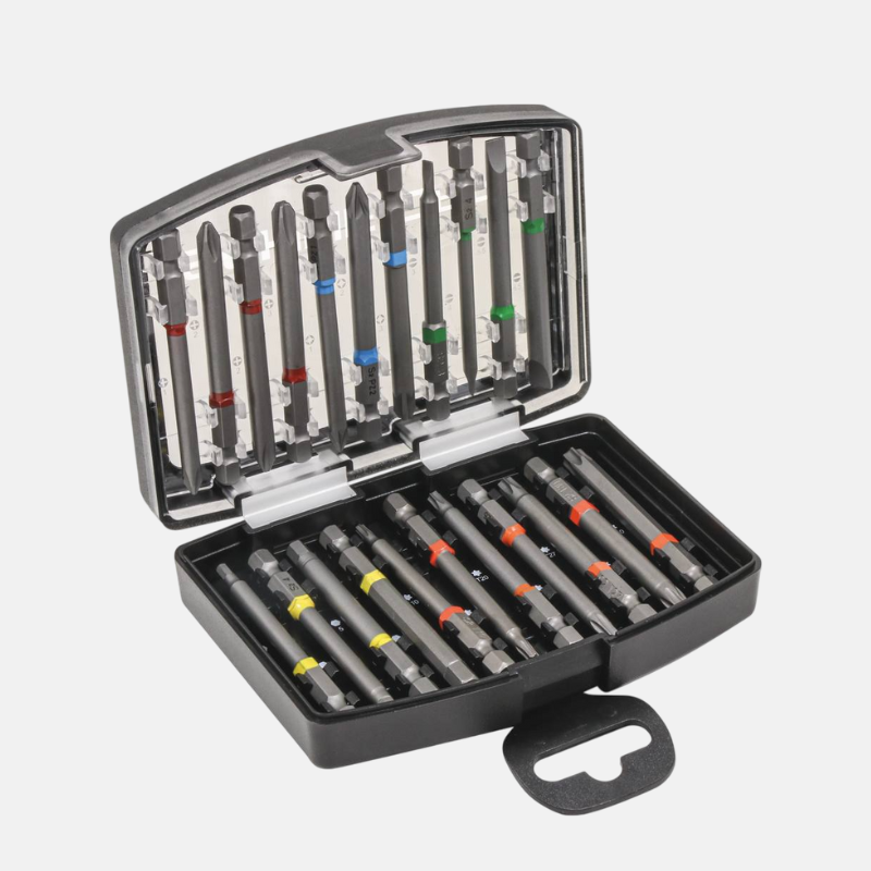 Coffret de 22 pièces: embouts de 75 mm.