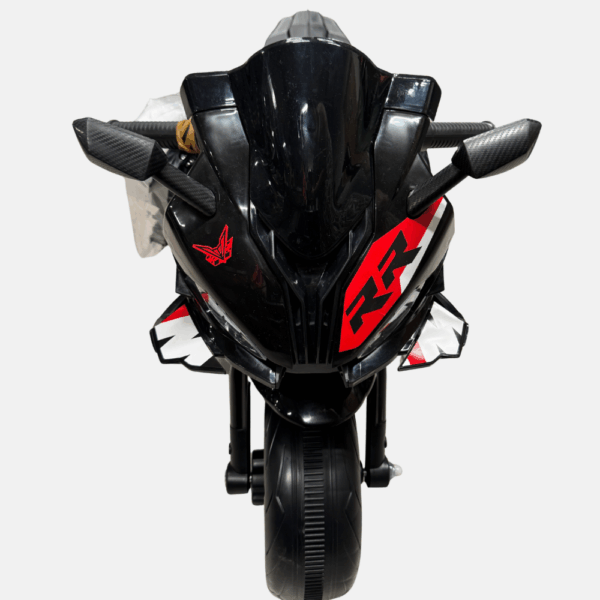 PORTEUR MOTO ENFANT BLANC ELEC. – Image 2