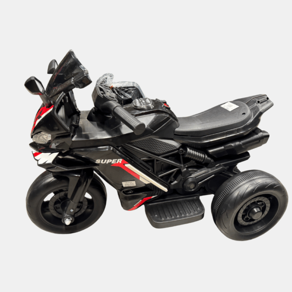 PORTEUR MOTO ENFANT BLANC ELEC. – Image 5