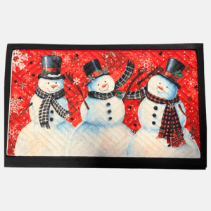 tapis de porte noël, tapis de porte 45x75, tapis entrée noël,