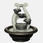 fontaine à eau décorative, fontaine intérieure LED, fontaine zen