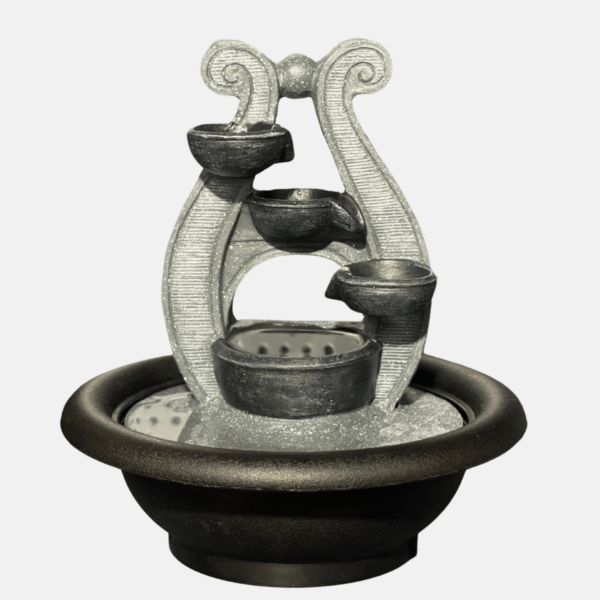 fontaine à eau décorative, fontaine intérieure LED, fontaine zen