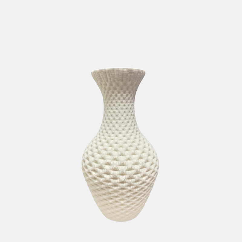 JA02242-vase-decoratif-12x12x24cm-3D2411025W07 vase 24 cm, vase moderne 3D