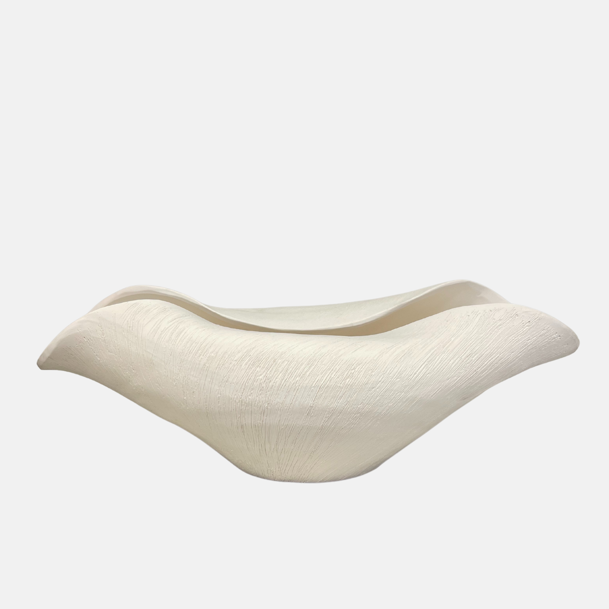 vase décoratif, centre de table design, vase blanc, plateau décoratif, décoration maison, vase moderne, déco salon, objet déco blanc, vase résine, décoration intérieure