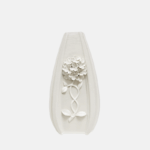 vase décoratif blanc, vase fleurs séchées,