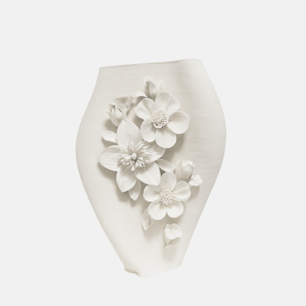 vase décoratif, vase blanc