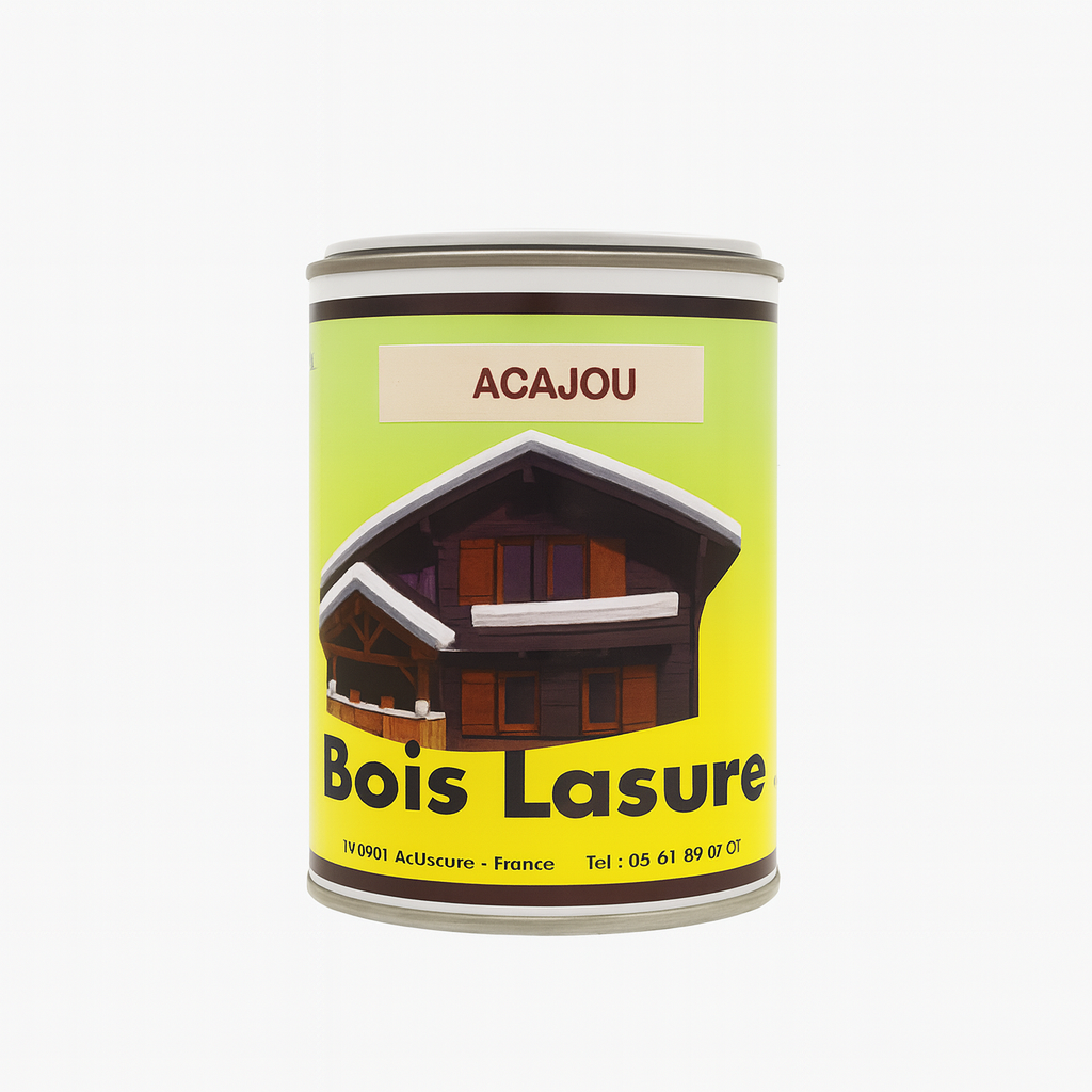lasure bois acajou 1L