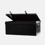 Cantine noire de 130 litres en tôle.