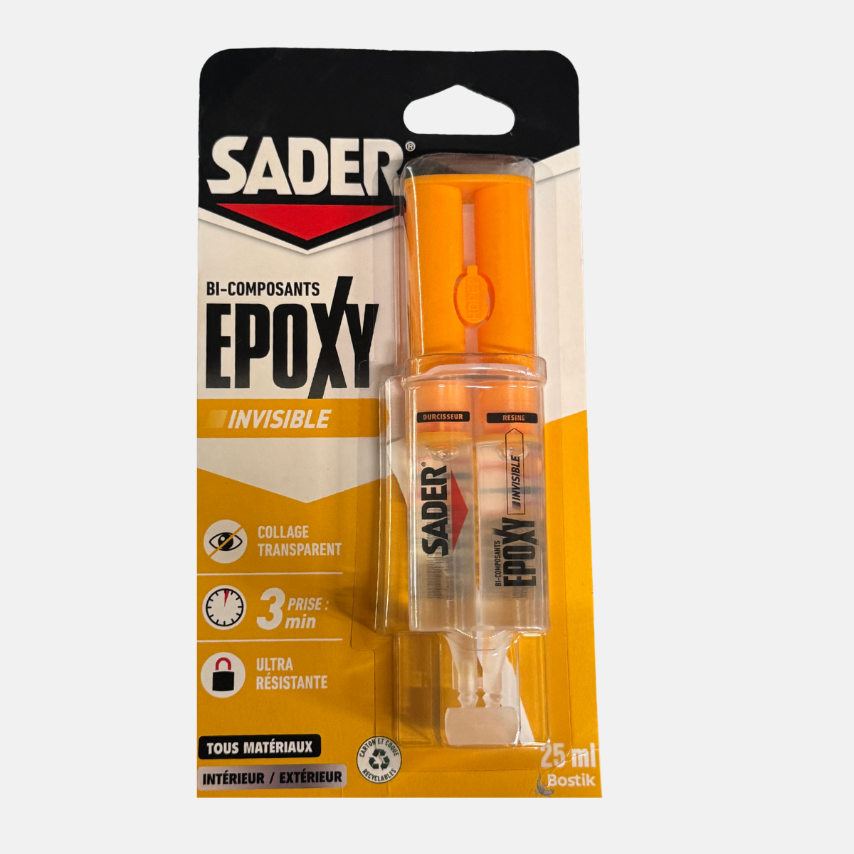 colle époxy transparente