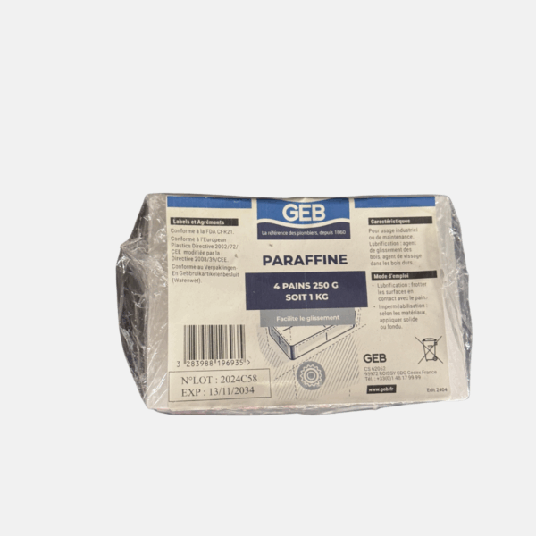 PARAFFINE 4 PAINS DE 250Gr – Image 1