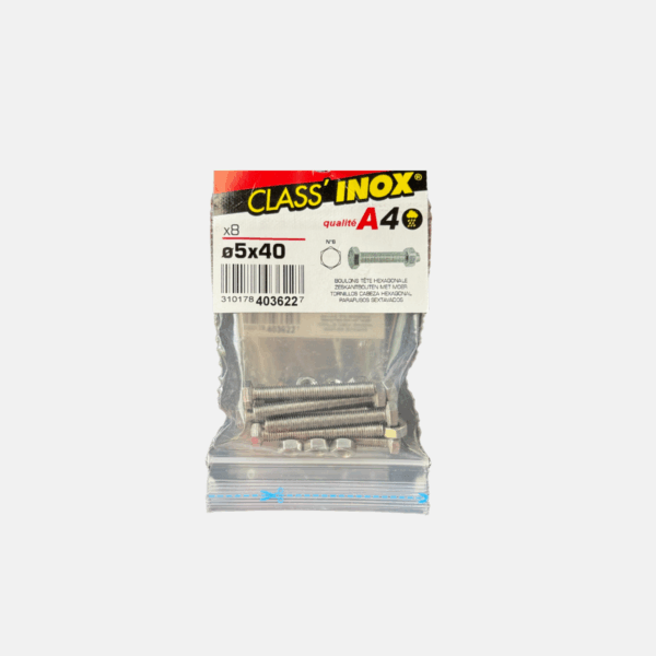 BOULON TH INOX A4 5.0X40 – Image 1