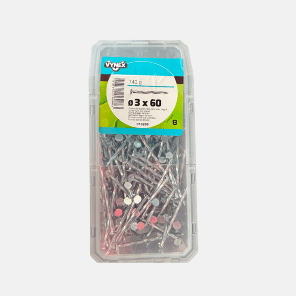 POINTE TORSADEE ZINGUE 3X60 – Image 1