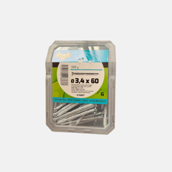 POINTE STRIEE BETON 3.4X60 VYBAC – Image 1