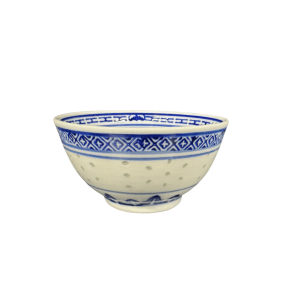 BOL PORCELAINE GRAIN DE RIZ 4 1/2 – Image 1