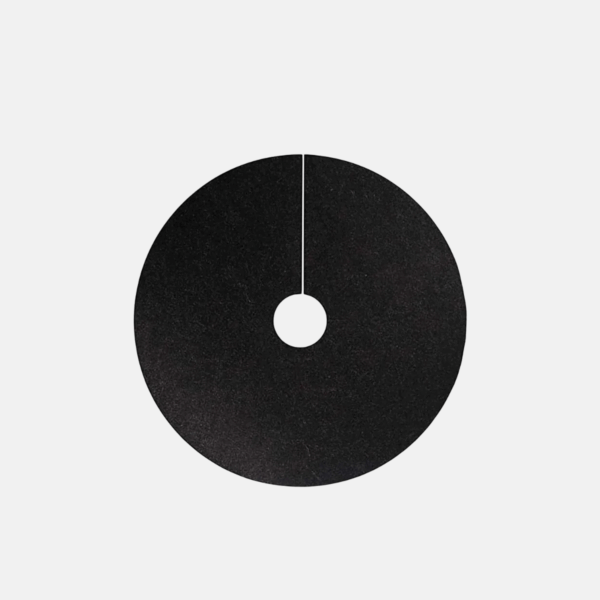 Toile de paillage rond de 18 cm pour le jardinage.