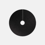 Toile de paillage rond de 24 cm pour le jardinage.