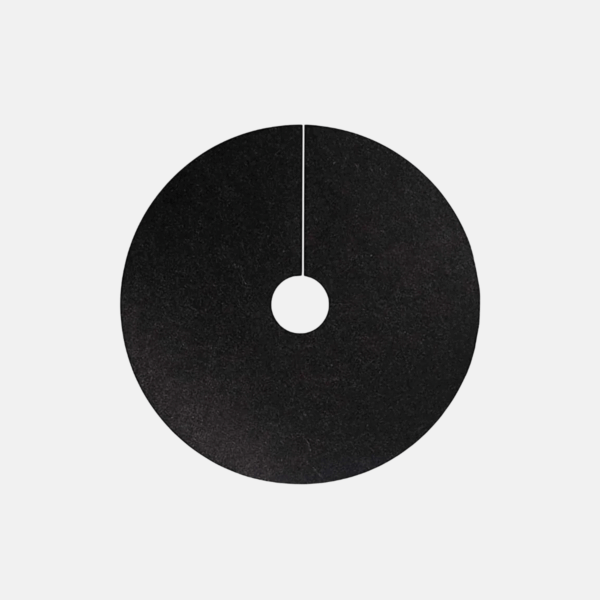 Toile de paillage rond de 24 cm pour le jardinage.