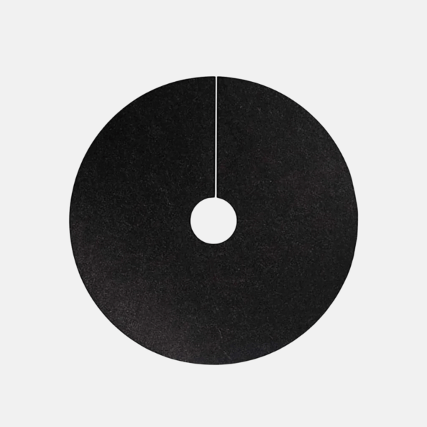 Toile de paillage rond de 42 cm pour le jardinage.