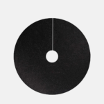 Toile de paillage rond de 60 cm pour le jardinage.