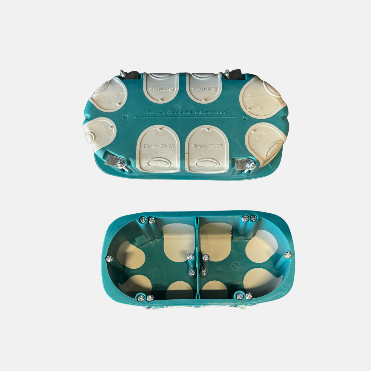 QU03819 BOÎTE 2 POSTES Ø68 P.40 BBC