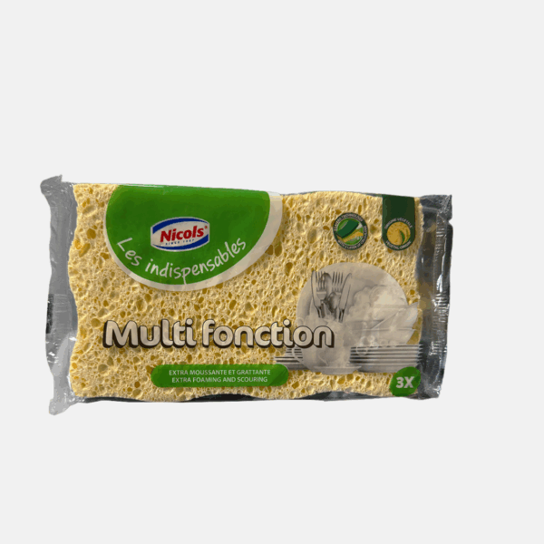 EPONGE GRATTANTE NICOLS VERTE      X3PCS – Image 1